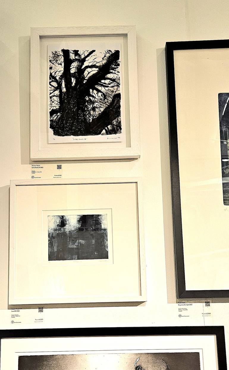 Original Expressionism Tree Printmaking by Stewart Taylor