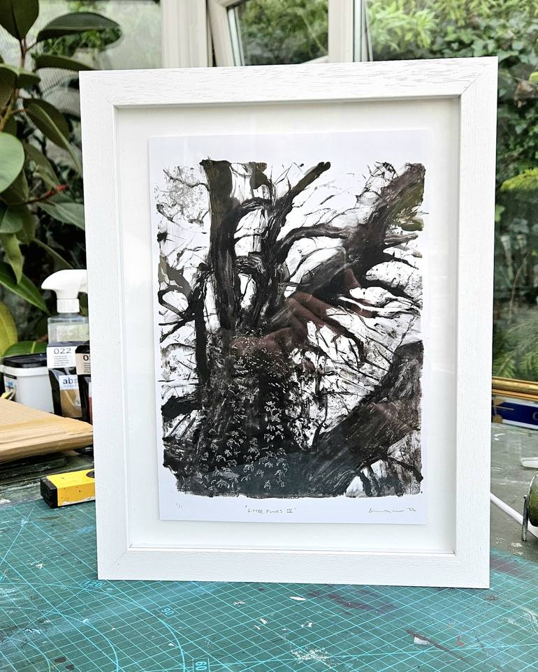 Original Expressionism Tree Printmaking by Stewart Taylor