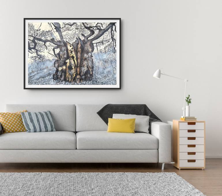 Original Contemporary Tree Mixed Media by Stewart Taylor