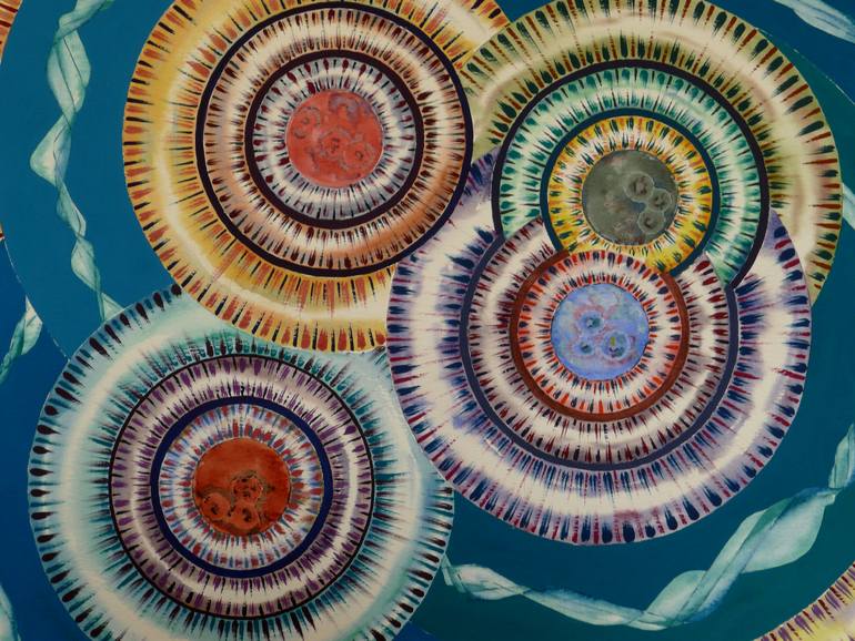 Original Modernism Abstract Painting by Domingo Alcoceba