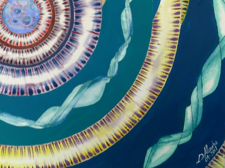 Original Modernism Abstract Painting by Domingo Alcoceba