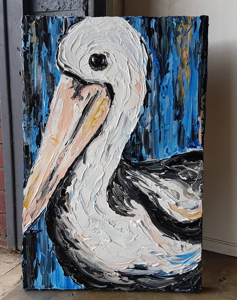 Original Abstract Animal Painting by Lisa Fahey