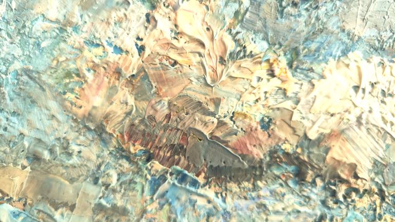 Original Abstract Seascape Painting by Elena Reient