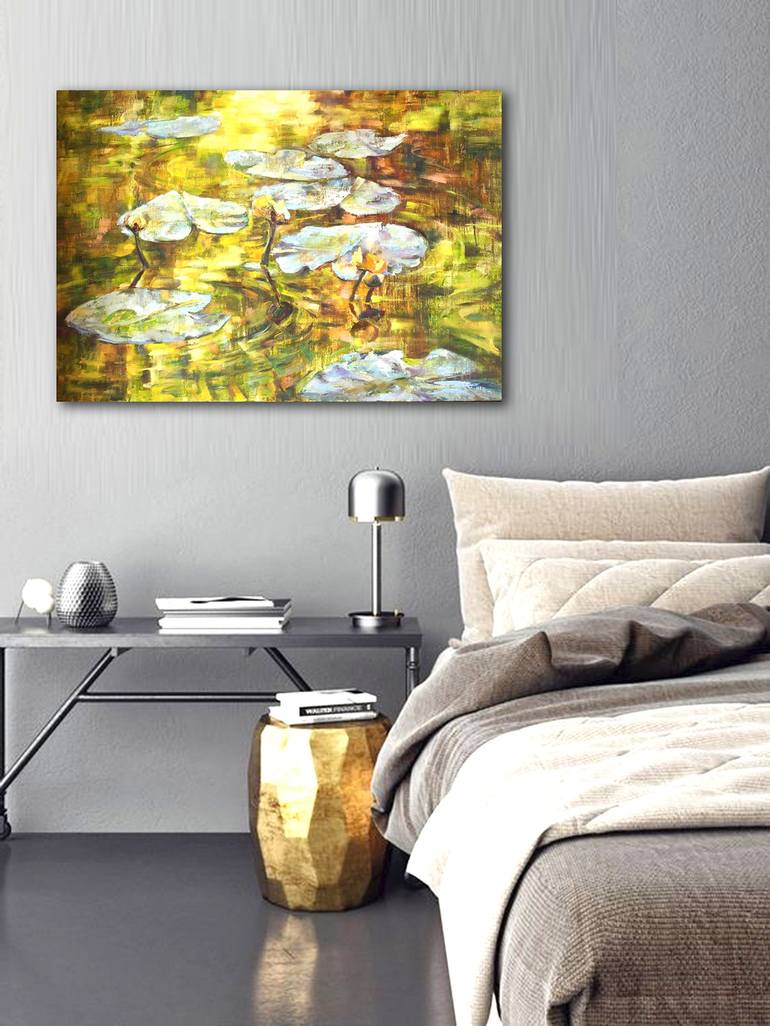 Original Impressionism Water Painting by Elena Reient