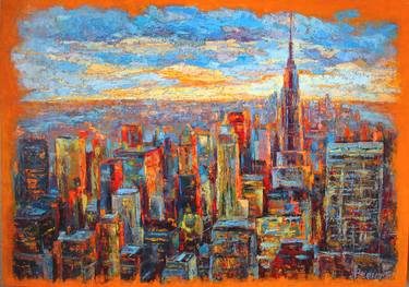 Print of Expressionism Cities Paintings by Elena Reient