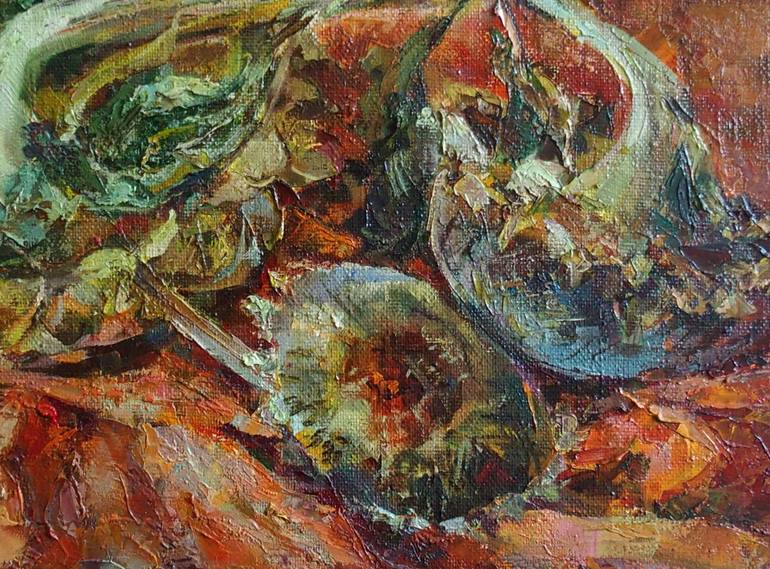 Original Impressionism Still Life Painting by Elena Reient