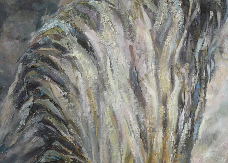 Original Expressionism Horse Painting by Elena Reient
