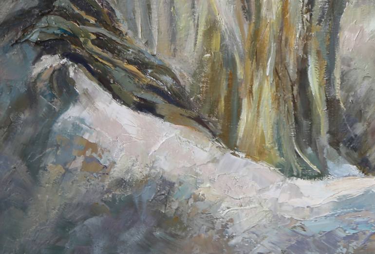 Original Expressionism Horse Painting by Elena Reient