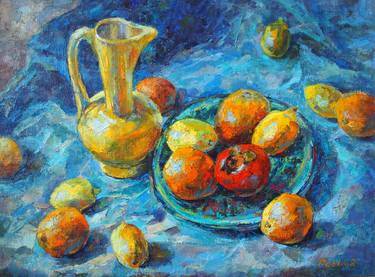 Print of Expressionism Food Paintings by Elena Reient