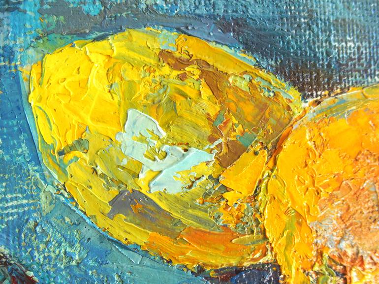 Original Expressionism Food Painting by Elena Reient