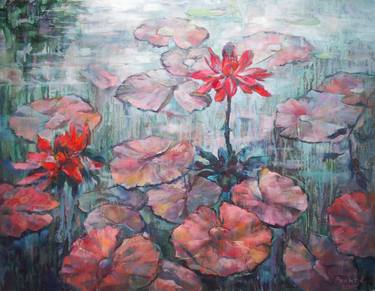 Print of Impressionism Garden Paintings by Elena Reient