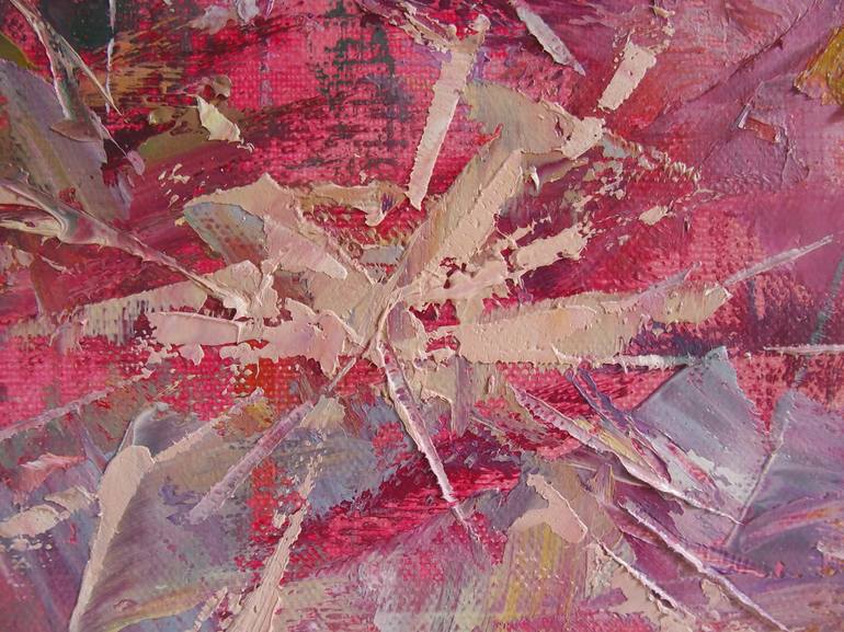 Original Abstract Botanic Painting by Elena Reient