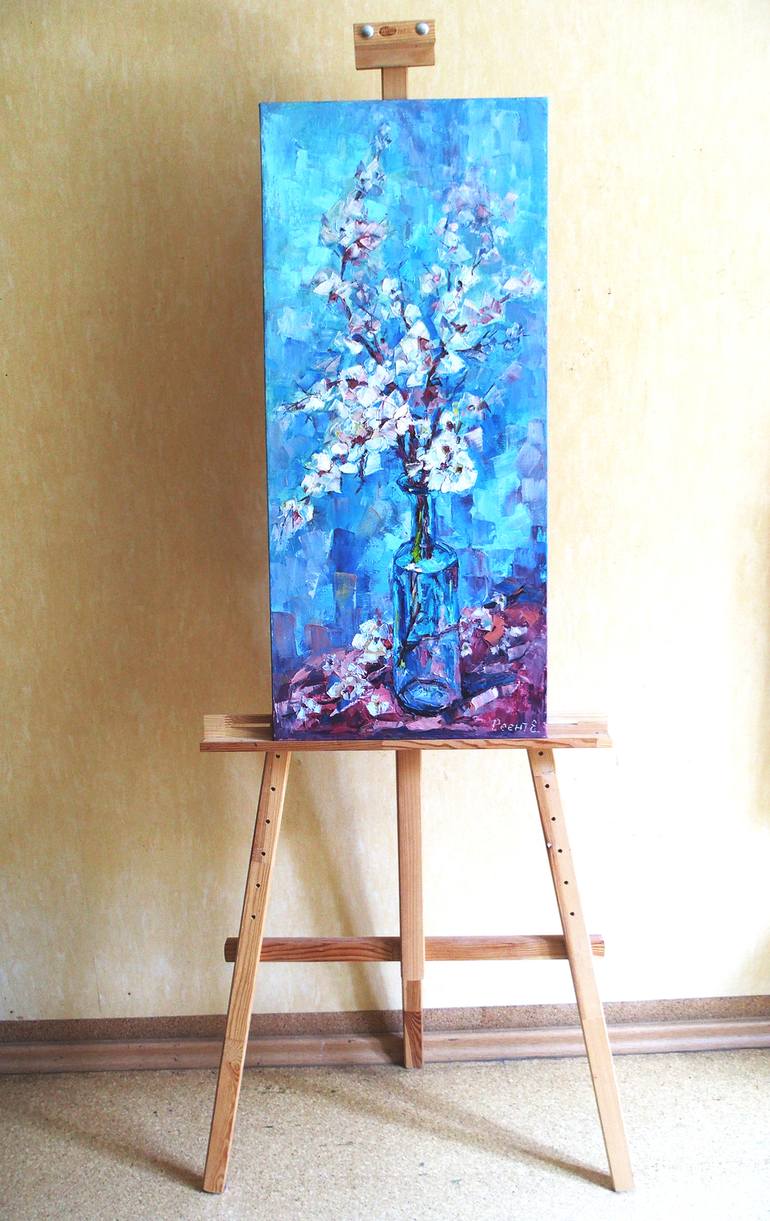 Original Abstract Still Life Painting by Elena Reient