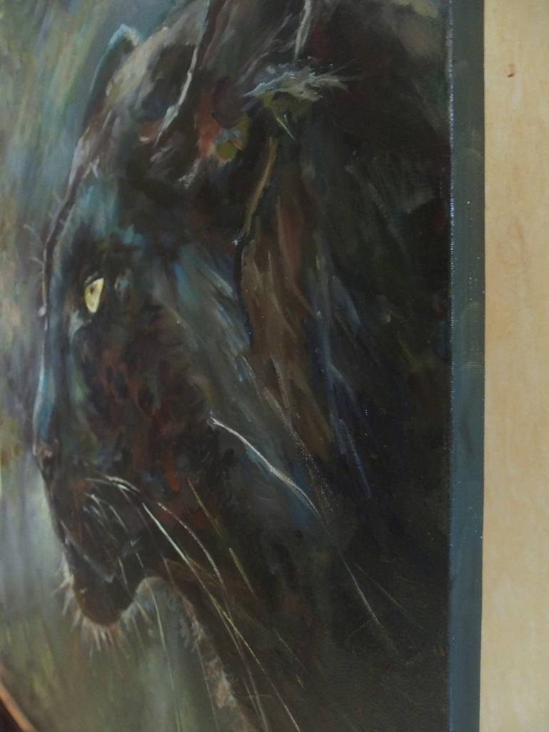 Original Minimalism Animal Painting by Elena Reient
