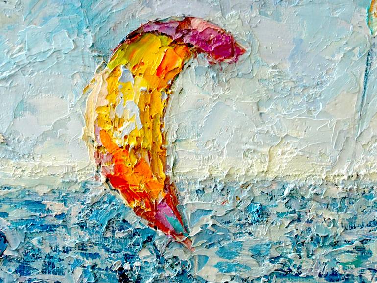 Original Expressionism Sports Painting by Elena Reient