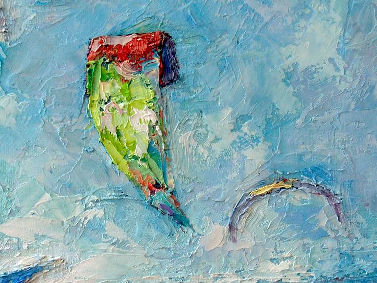 Original Expressionism Sports Painting by Elena Reient