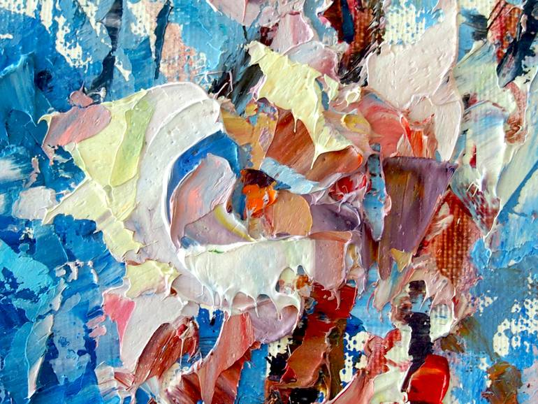 Original Contemporary Floral Painting by Elena Reient