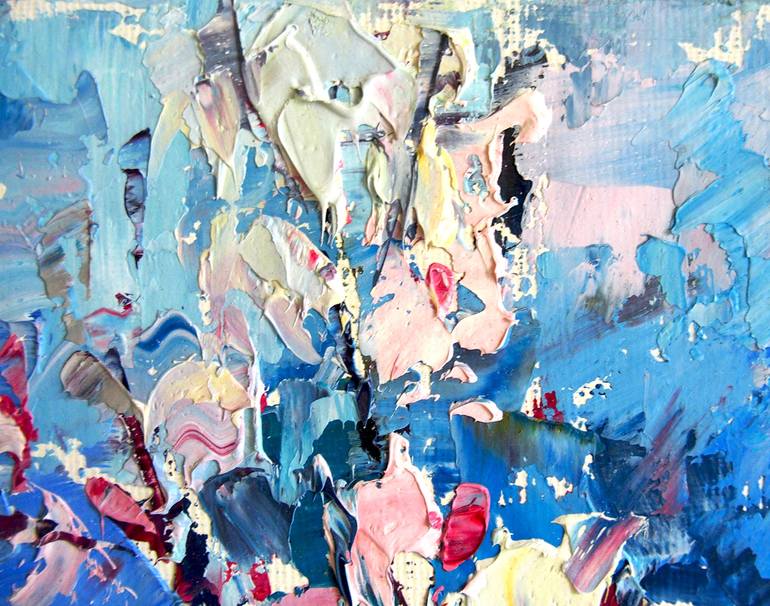 Original Expressionism Nature Painting by Elena Reient