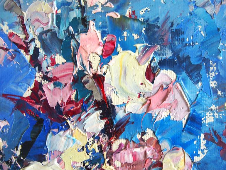 Original Expressionism Nature Painting by Elena Reient