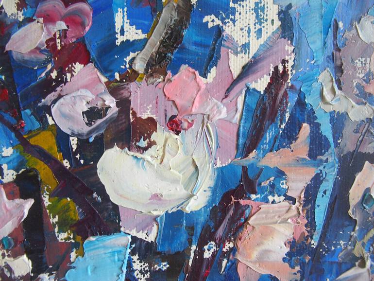 Original Expressionism Nature Painting by Elena Reient