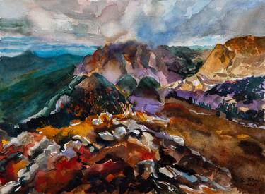 Print of Expressionism Landscape Paintings by Ricardo Bitran