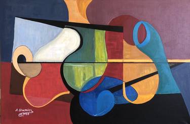 Original Abstract Paintings by Abdelrahman Shamieh