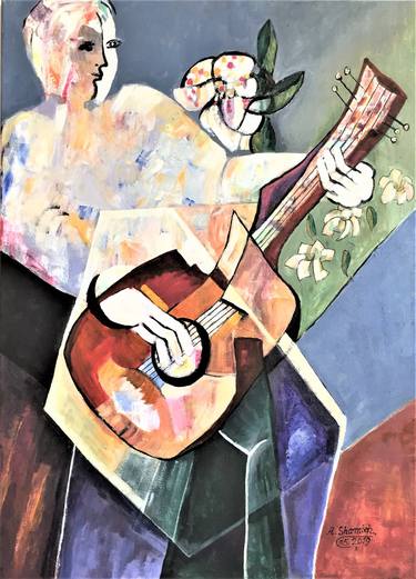 Original Music Paintings by Abdelrahman Shamieh