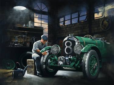 Print of Fine Art Automobile Paintings by Andrew Lomé