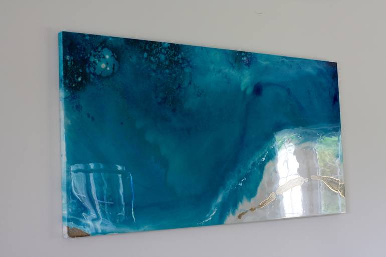 Original Modern Beach Painting by Natalie Ellis