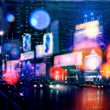 Print of Expressionism Cities Paintings by Allan Linder