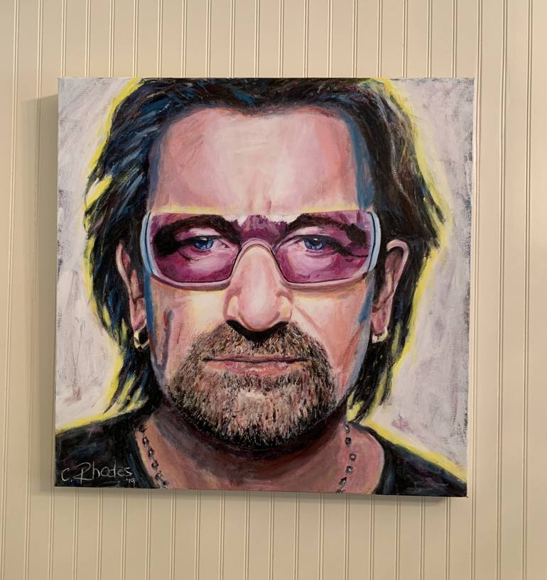 Original Celebrity Painting by Corbyn Rhodes