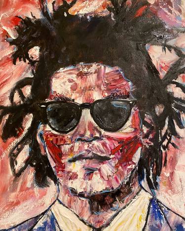 Original Abstract Expressionism Celebrity Paintings by Corbyn Rhodes