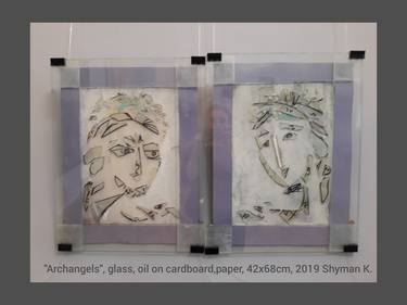 Diptych "Archangels" - Limited Edition of 1 thumb