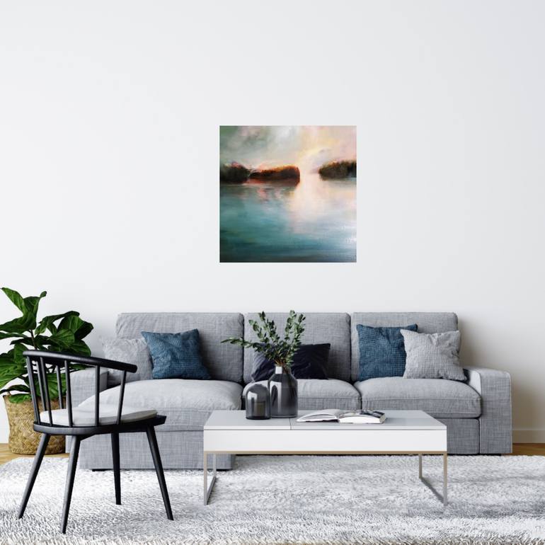 Original Contemporary Seascape Painting by Frances Obie