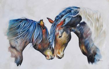 Original Horse Painting by Danielle Rosalie Pellicci