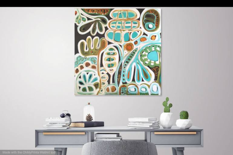 Original Modern Abstract Painting by Sarah Morrow