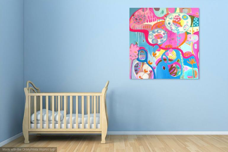 Original Abstract Expressionism Abstract Painting by Sarah Morrow