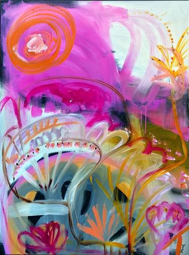 Print of Abstract Interiors Paintings by Sarah Morrow