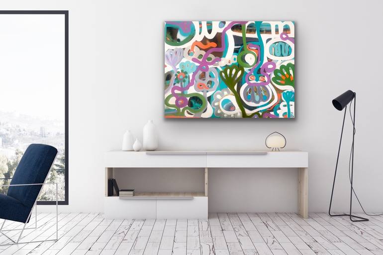 Original Contemporary Abstract Painting by Sarah Morrow