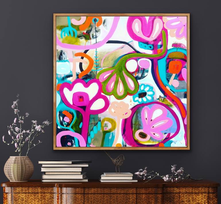 Original Abstract Painting by Sarah Morrow