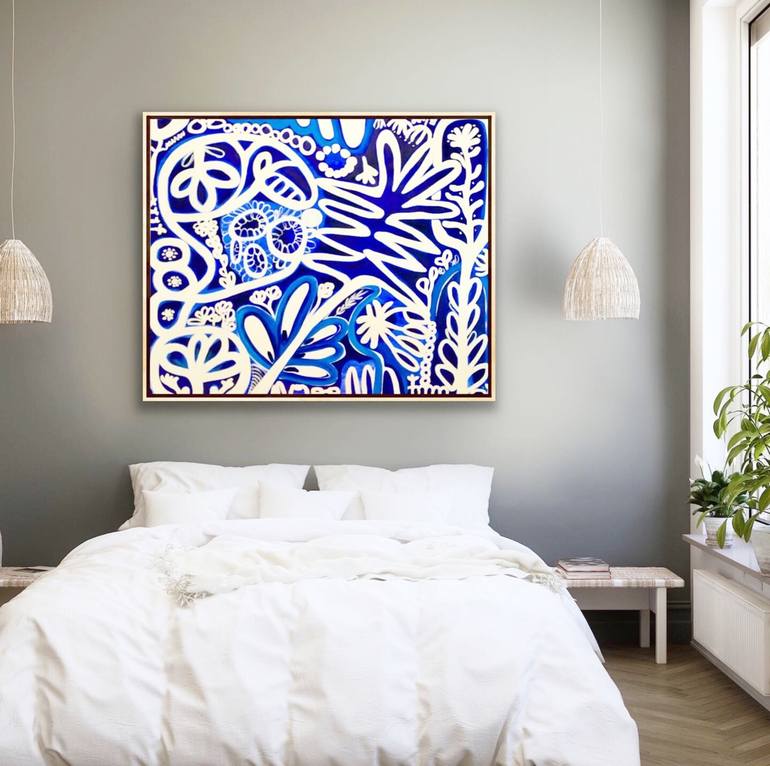 Original Modern Abstract Painting by Sarah Morrow