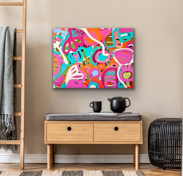 Original Modern Abstract Painting by Sarah Morrow