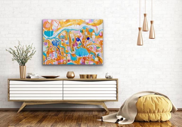 Original Abstract Painting by Sarah Morrow