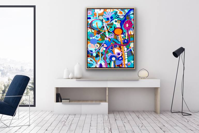 Original Modern Abstract Painting by Sarah Morrow