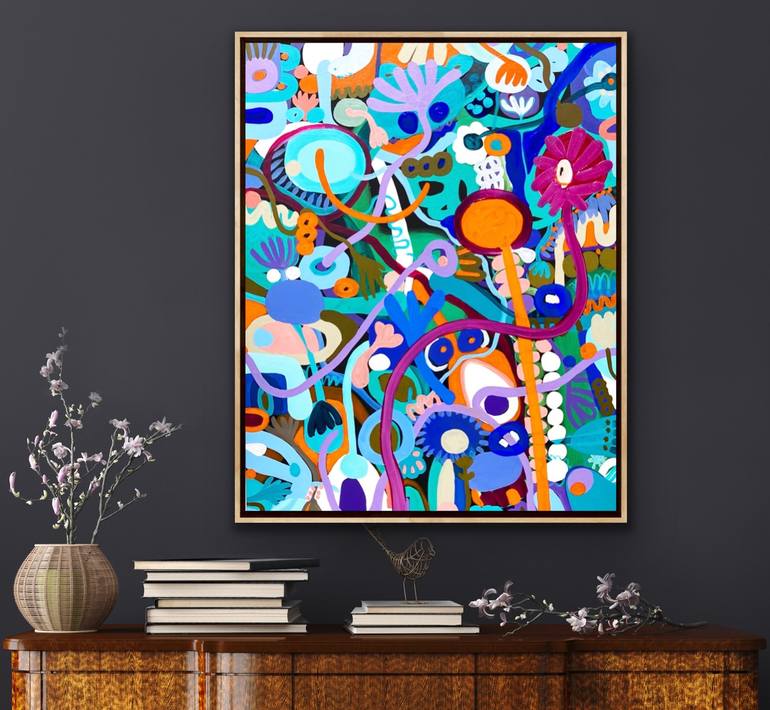 Original Modern Abstract Painting by Sarah Morrow