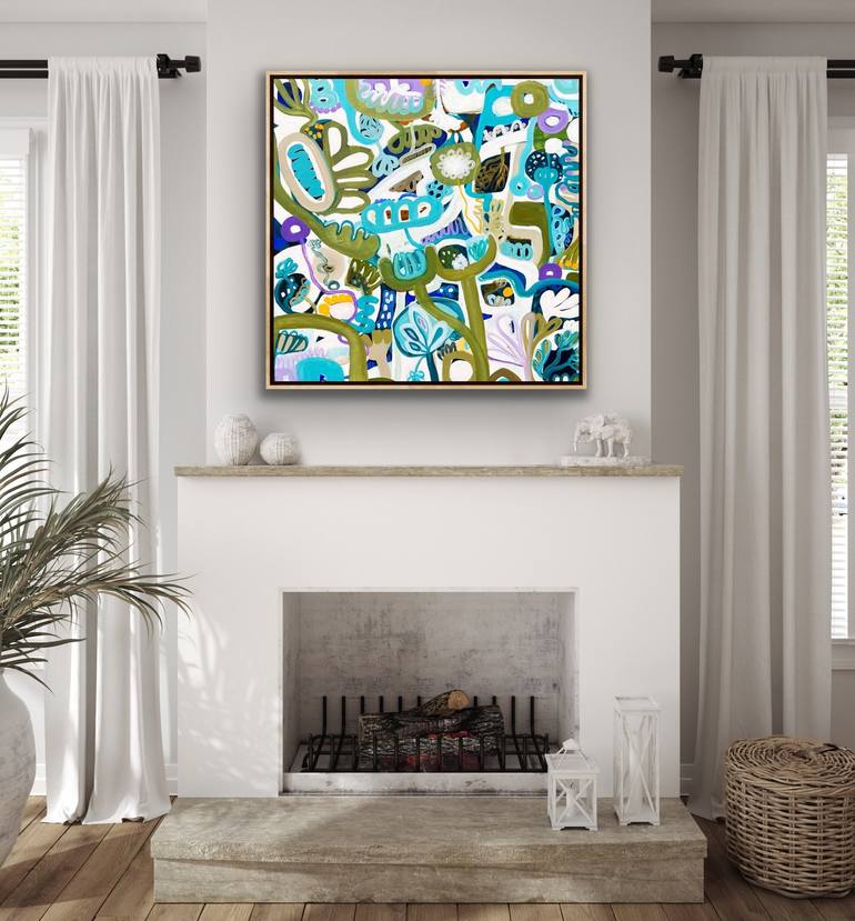 Original Modern Abstract Painting by Sarah Morrow