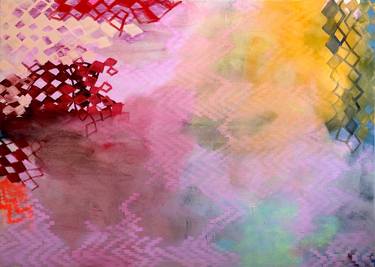 Original Fine Art Abstract Paintings by Lindsay Mapes
