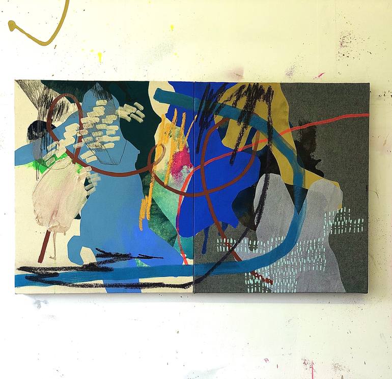 Original Abstract Painting by Lindsay Mapes