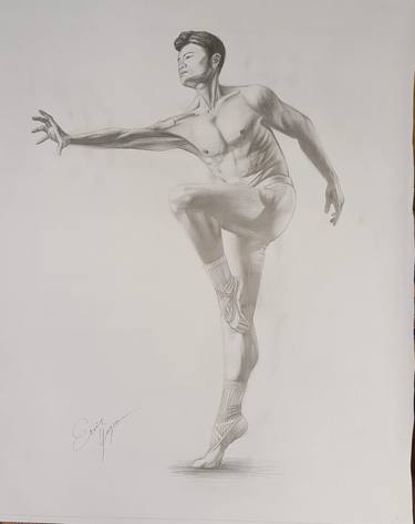 Print of Realism Body Drawings by Ersin Yazici