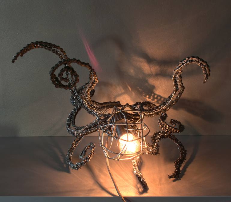 Original Abstract Light Sculpture by Vassil Ralchev